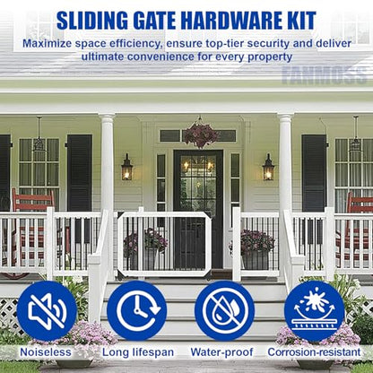 Sliding Gate Hardware Kit, Sliding Deck Gate Kit, Anti Sag Gate Kit