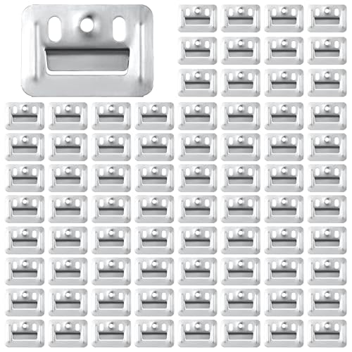 100pcs Stainless Steel Z-Clips - Wall Panel Fixing Piece, Clamp