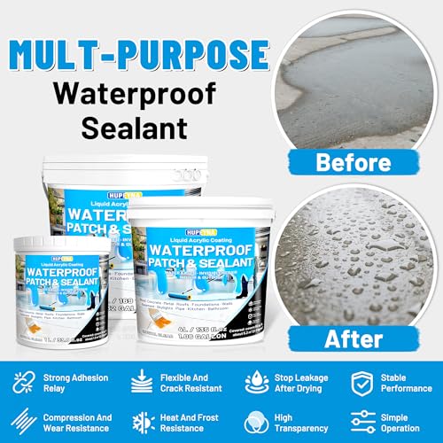 Hupeyna Liquid Waterproof Sealant, Invisible Waterproof Agent 1L