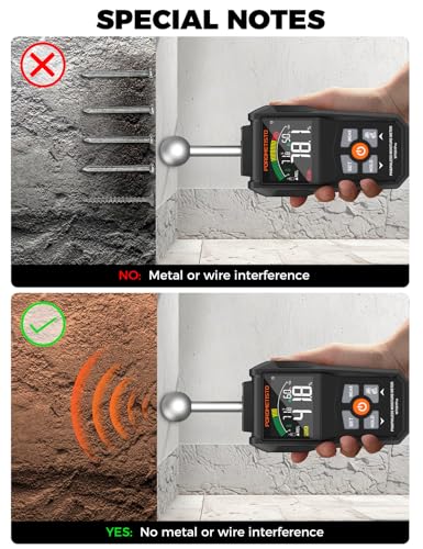 Pin & Pinless Moisture Meter POROMETISTO WTS01Pro