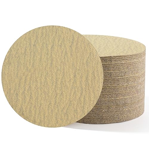 S SATC 50PCS 3 Inch Hook and Loop Sanding Disc 120 Grit Sanding Discs for Random Orbital Sander Aluminum Oxide Sandpaper Discs for Woodworking Automotive Metal - style: 120Grit 50 pack