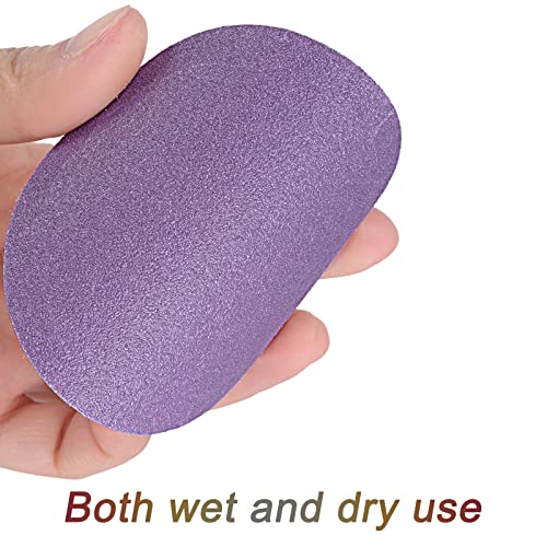 uxcell 10Pcs 3-Inch Purple Sanding Discs 150 Grits Hook and Loop Professional Aluminum Oxide Sand Paper Wet Dry Polish for Wood Metal Paint Finishing - style: 150 Grit