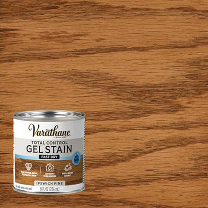 Varathane Total Control Ipswich Pine Gel Stain - color: Ipswich Pine, size: Half Pint (Pack of 1)