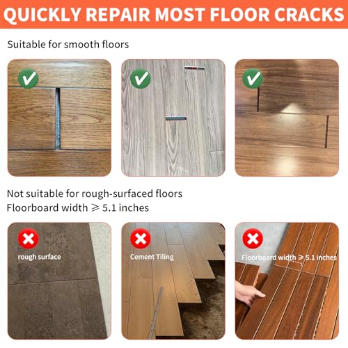 Floor Gap Fixer Tool Kit With Rubber Mallet & Cleaning Scraper,Enhanced Suction Cup Floor Suction Cup Tool, Laminate FloorGap RepairTool for Laminate, Wood, Tile & Vinyl Flooring