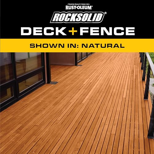 RockSolid Deck & Fence Natural Protective Stain & Sealer - color: Natural, size: 23 oz Aerosol (Pack of 1)