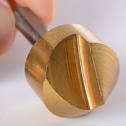MIBRO 589201 Titanium Coated Wood and Metal Countersink Set, 5 Pieces