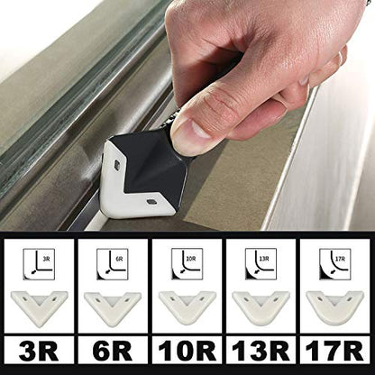 King&Charles Silicone Caulking Tool Kit, 3in1 Caulk&Grout Remover Tool