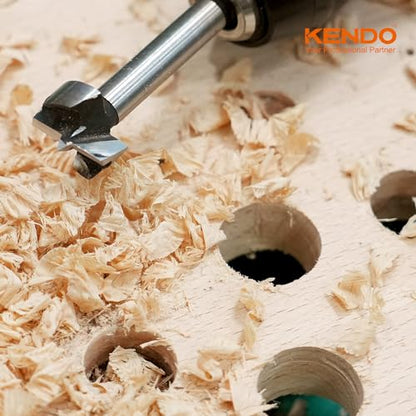 KENDO Forstner Bit Set, 16-Piece Alloy Steel for Woodworking - style: 16 Piece