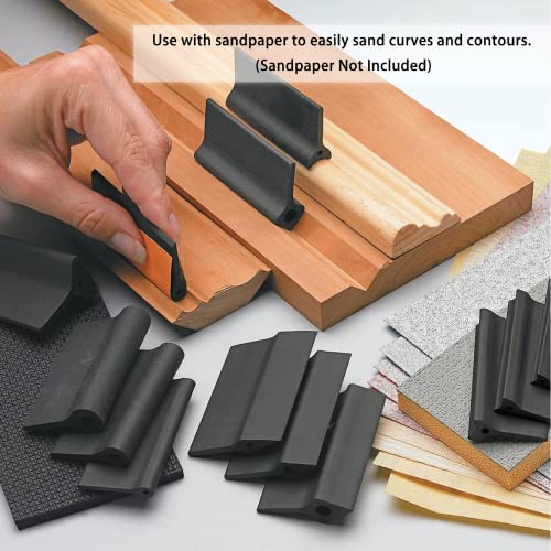 Watris Veiyi 14PCS Contour Sanding Grips for Convex and Concave Sanding