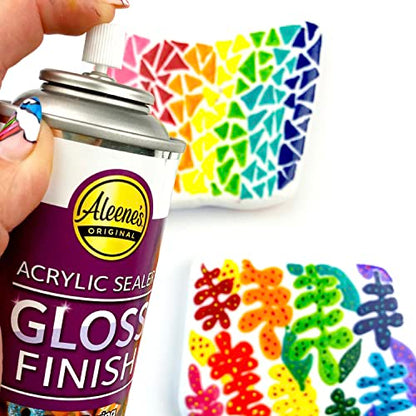 Aleene's Spray Acrylic Sealer, Gloss Clear Finish, 6 oz - color: Clear - Gloss