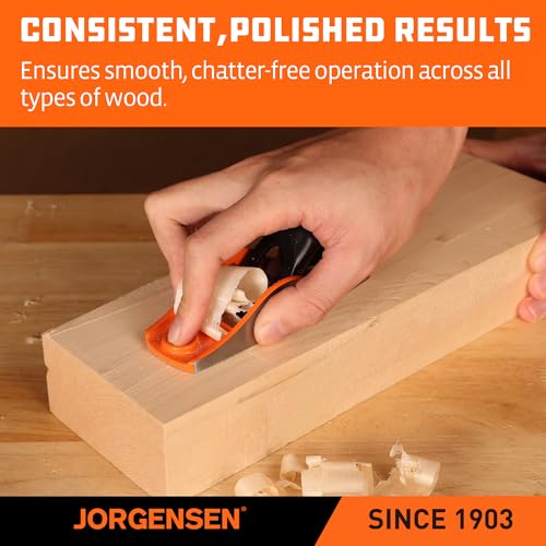 JORGENSEN No.102 Wood Planer, Low Angle Block Plane for Woodworking