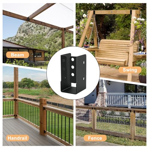 8-Pack 2x4 Joist Hangers Concealed Flange Header Tie for Wood - size: 8 PCS, style: 2X4''