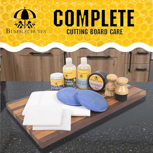 Bumblechutes Wood Cutting Board Care Kit Gift Box - size: Complete Kit