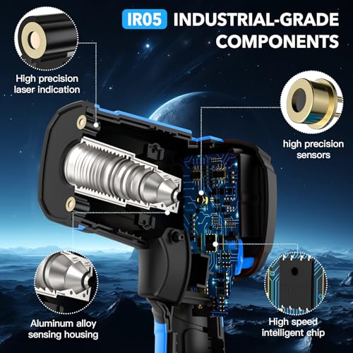 Infrared Thermometer Gun, -40℉ to 2192℉ Dual Laser Thermometer