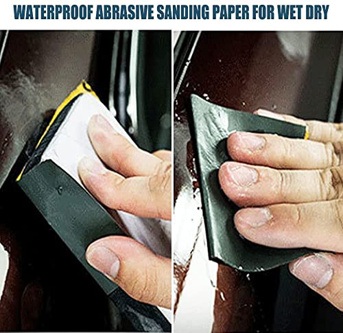 Utoolmart 220 Grits Sanding Sheets Wet Dry Silicon Carbide Sandpaper for Wood Furniture Metal Automotive Polishing 3pcs - color: 3pcs, size: 220 Grit