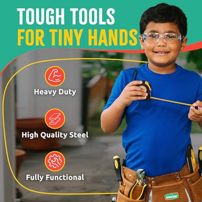 Sparkjump Deluxe Kids Tool Set - color: Brown