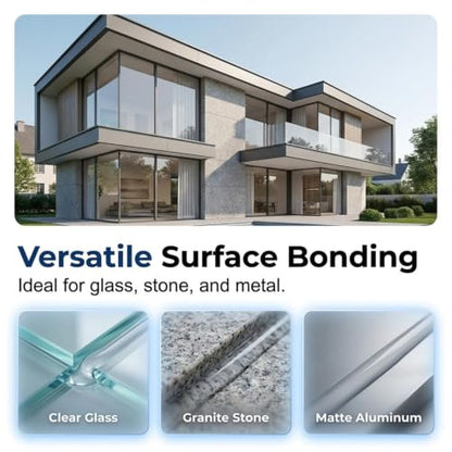 9900 Sealant Waterproof, Silicon Waterproof Sealant, Permanent Solution for Roof & Wall Cracks, Outdoor Water Proof Exterior Sealants Heat Resistant, Tear and Stretch Resistance