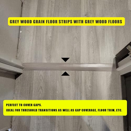 Flexible PVC T-Molding Transition Strips,Self-Adhesive Floor Divider Strip - color: Black, size: 10 ft