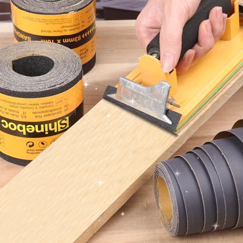 Sandpaper Roll 180 Grit, Wet Dry Sand Paper 3-2/3" Wide 11 Yard - style: 180 Grit