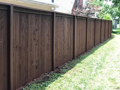 SEAL-ONCE Fence Guard Water-Repellent Wood Stain, Espresso, 1 Gallon - color: Espresso, size: 1 Gallon