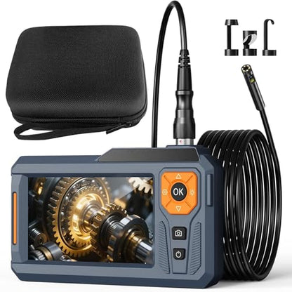 Dual Lens Borescope Camera with 32GB Card, 5-Inch IPS Screen, 16.4FT Cable, - size: 5''Dual Lens 16.4FT