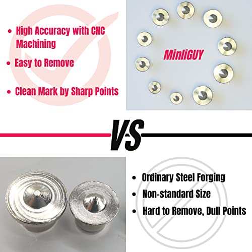 Dowel Centers, 10PCS 1/4", 3/8", 5/16", 7/16", 1/2" Centering Pins