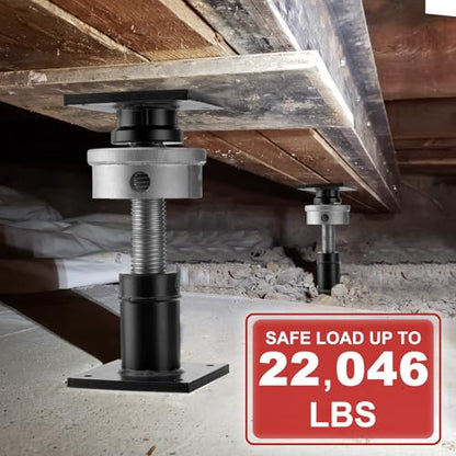 House Floor Jack, 6.5-9" Small Screw Jack, 22,046 lbs Basement Floor Jack - size: 1 PCS