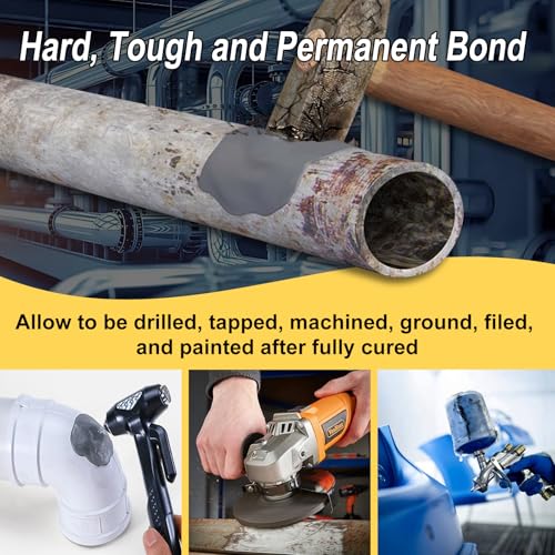 LOCBONDSO Epoxy Putty, Strong Bond Epoxy Putty Stick, Grey(2 oz.)