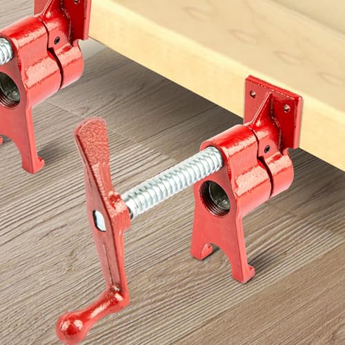 3/4” Pipe Clamp Sets 2-Pack with Stands - size: Pipe Clamp - High Base