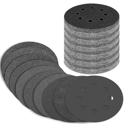 100 Pcs 5 inch Wet Dry Sanding Discs 80-2000 Grit Assorted - style: 100 Pcs-MIX Grit
