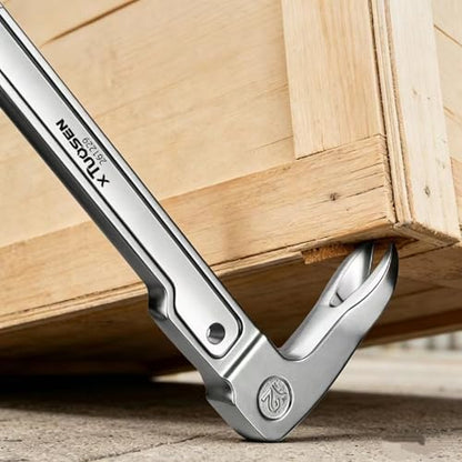 Pry Bar, 10 Inch Cats Paw Nail Puller, Mini Crowbar for Home Remolding & Woodworking Prying, Scraping, Lifting, Pulling