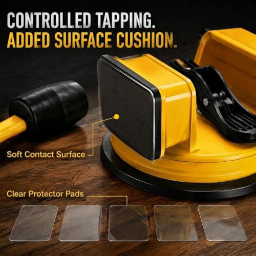 Floor Gap Fixer Tool Kit, Heavy Duty Suction Cup Laminate Flooring Tool