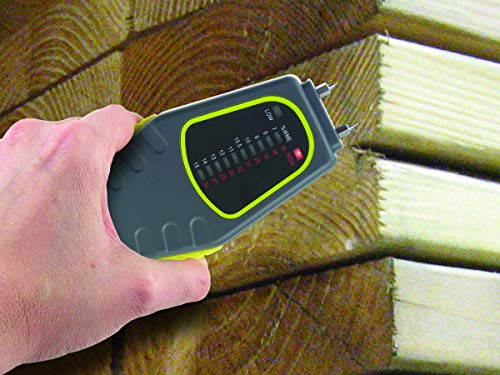 General Tools MM1E Moisture Meter, Pin Type, LED Bar Graph