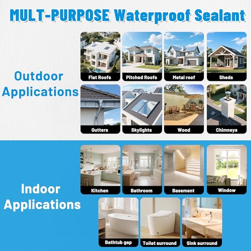 Hupeyna Waterproof Sealant, Liquid Invisible Waterproof Agent 4L