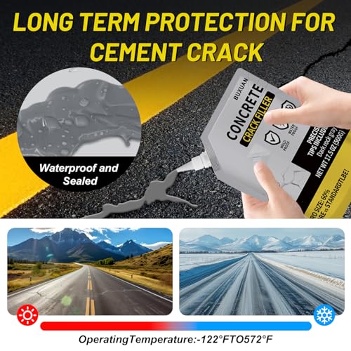 Concrete Crack Filler Outdoor, Self-Leveling Waterproof Sealant（3）