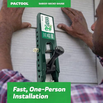 PacTool Gecko Gauge Kit w/Pouch - Fiber Cement Siding & Hardie HZ6 - size: "5/16” Thickness for Hardie Siding with Pouch, style: STANDARD