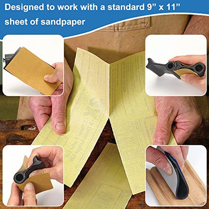 11 PCS Contour Sanding Grips with 21 Profiles