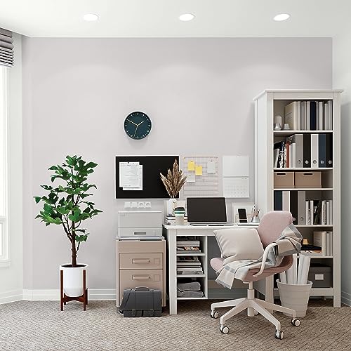 Glidden Interior Paint + Primer: Gray/Go to Gray, One Coat, Flat, 1-Quart - color: Go to Gray, size: 32 Fl Oz (Pack of 1)