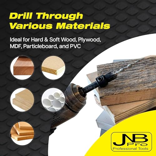 Countersink Drill Bit Set – 8 Tapered Countersink Bits with Adjustable Collar, Easy Change Hex Wrench, Includes 3+1 Free Extra #8 Bits, Precision Design for Drilling & Woodworking, 11/64" - style: 4 Pc #8 (11/64")