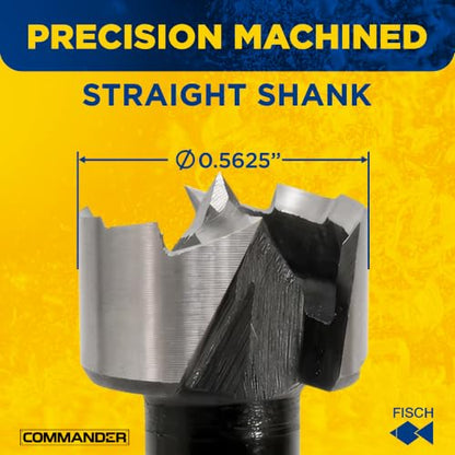 Forstner Drill Bit - BlackShark Forged Steel for Woodworking Size: 9/16 in - size: 9/16 in