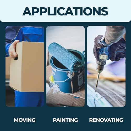 CS 1 Pack Clear Plastic Drop Cloth for Painting & Decorating, 12x9Ft Each - size: 1 PK - 1.2 mil