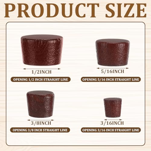 Bucherry 120 Pieces 4 Sizes Wood Plugs, Chic Style - style: Chic Style