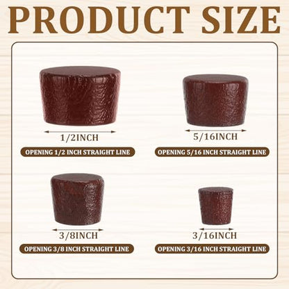 Bucherry 120 Pieces 4 Sizes Wood Plugs, Chic Style - style: Chic Style