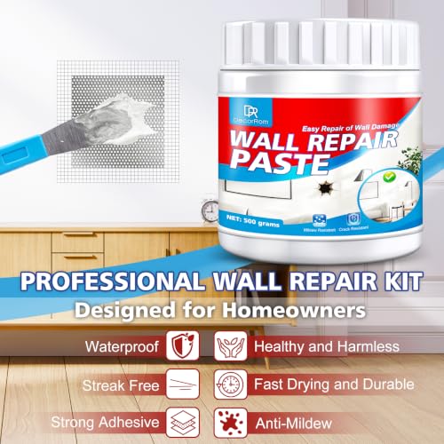 Drywall Repair Kit, 18oz Drywall Hole Patch Repair Kit Wall Patch Repair