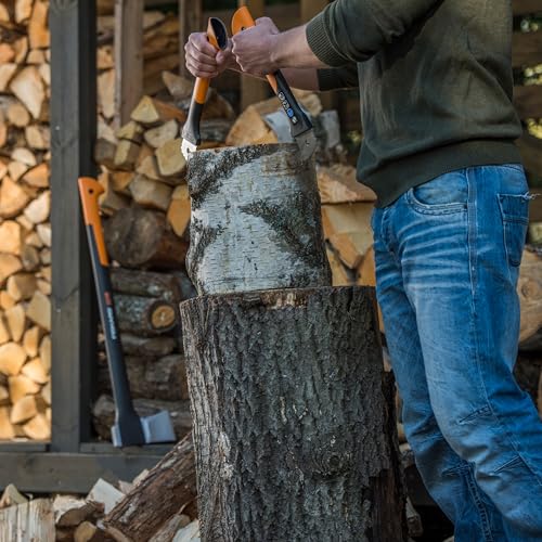 Fiskars 12" Hookaroon, Pickaroon Tool to Lift, Rotate & Stack Firewood Logs - style: Hookaroon (12 In)
