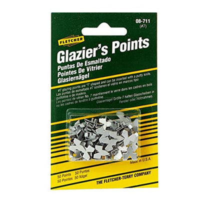 Fletcher Glazier Points Repairing or reglazing Windows 50 pk
