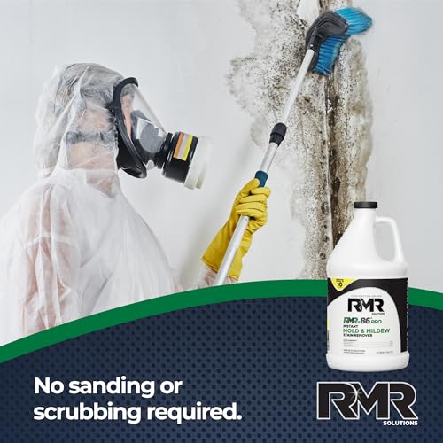 RMR-86 Pro Contractor Grade Mold Stain & Mildew Stain Remover Cleaning Solution, Professional Quality Formula, 1 Gallon (Pack of 2) - size: 128 Fl Oz (Pack of 2)