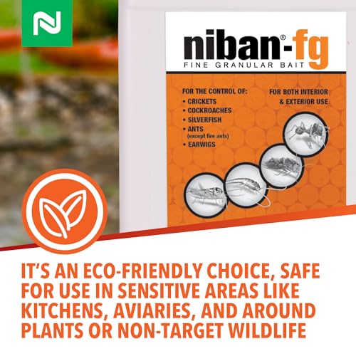Nisus NiBan-FG Fine Granular Bait, Indoor & Outdoor, 1 lb - size: 1 Lbs