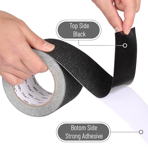 Mr. Pen- Grip Tape, 3 Inch, 23 Feet, Anti Slip, Black, Waterproof - size: 3 Inch, 23 Feet