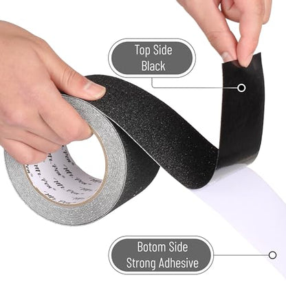 Mr. Pen- Grip Tape, 3 Inch, 23 Feet, Anti Slip, Black, Waterproof - size: 3 Inch, 23 Feet
